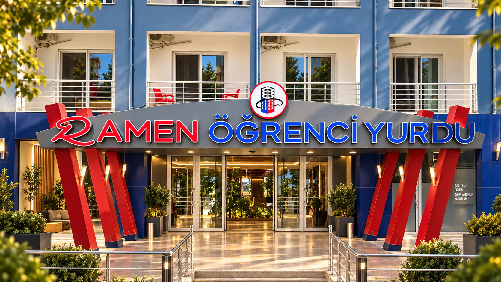 Ramen Öğrenci Yurdu lobisi